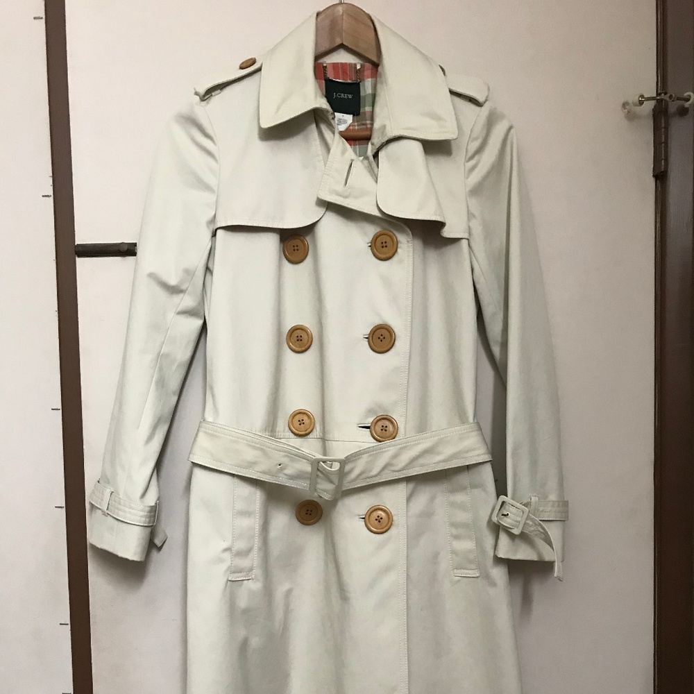 Full Length JCrew Trench Size 2 NWT